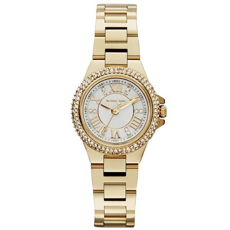 michael kors damen uhren gold camille|camille gold tone watch.